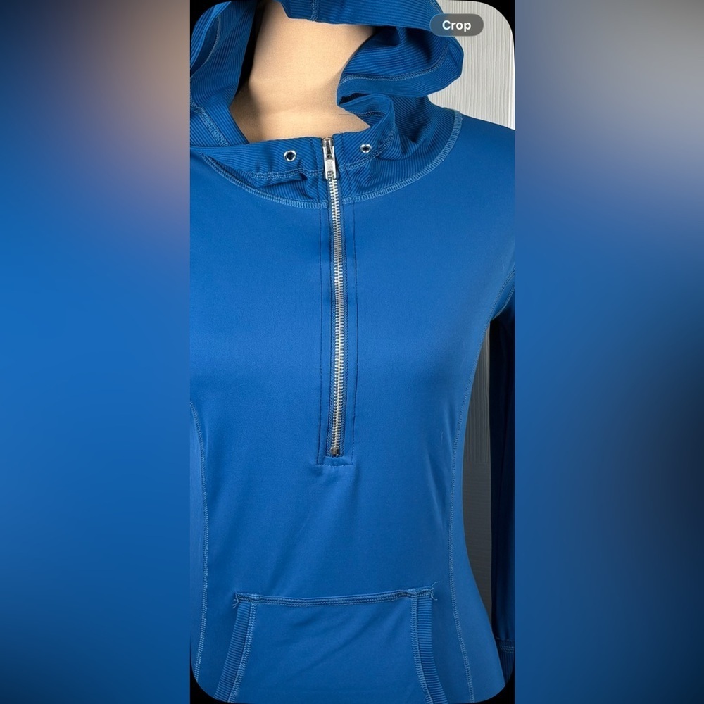 Free People Movement Women's Adeline Half Zip Pullover in Moroccan Blue Small - Picture 7 of 10